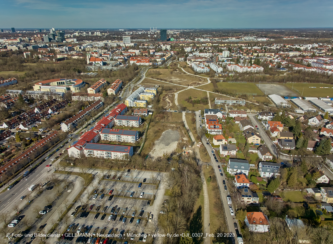 20.02.2023 -  der verschwundene Hachinger Bach in Neuperlach und Berg am Laim